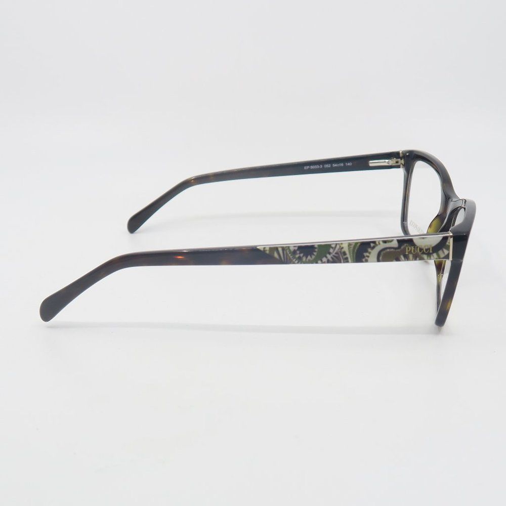 Emilio Pucci EP 5033-33 052 54mm New Brown Tortoise Eyeglasses with case - Picture 6 of 7
